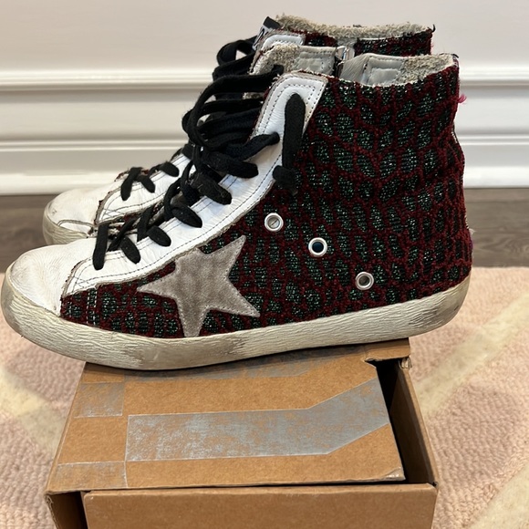 GOLDEN GOOSE FRANCY MID TOO SNEAKERS SIZE 6 - Picture 5 of 10